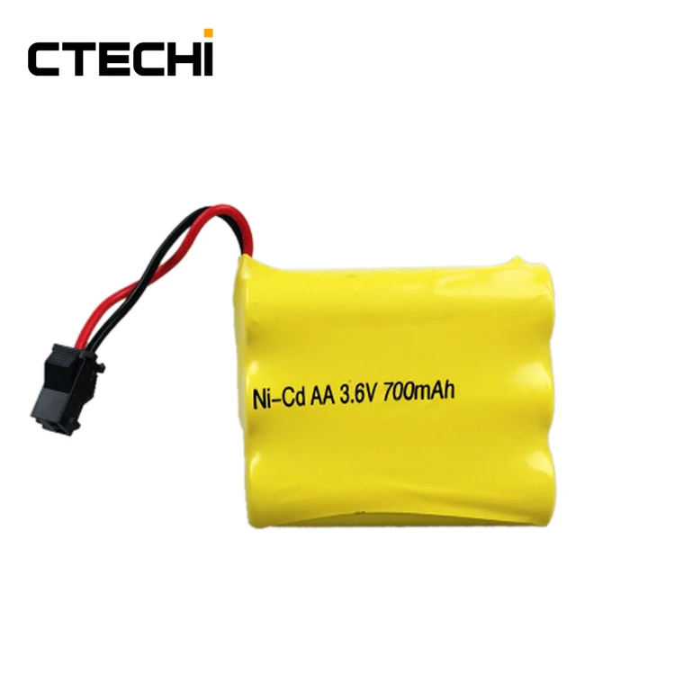 CTECHi 1.2v Rechargeable AA Battery Pack 700mAh NI-CD Battery For Aircraft RC Boat Remote Control Off-Road Vehicle Car
