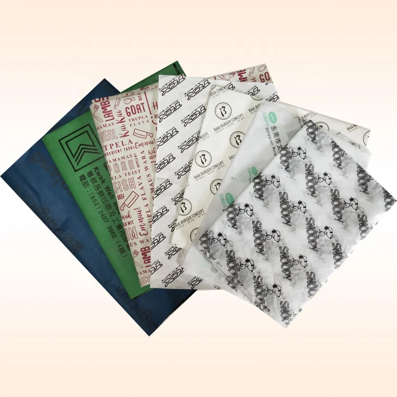 
Customized logo printing wrapping tissue paper for clothes 