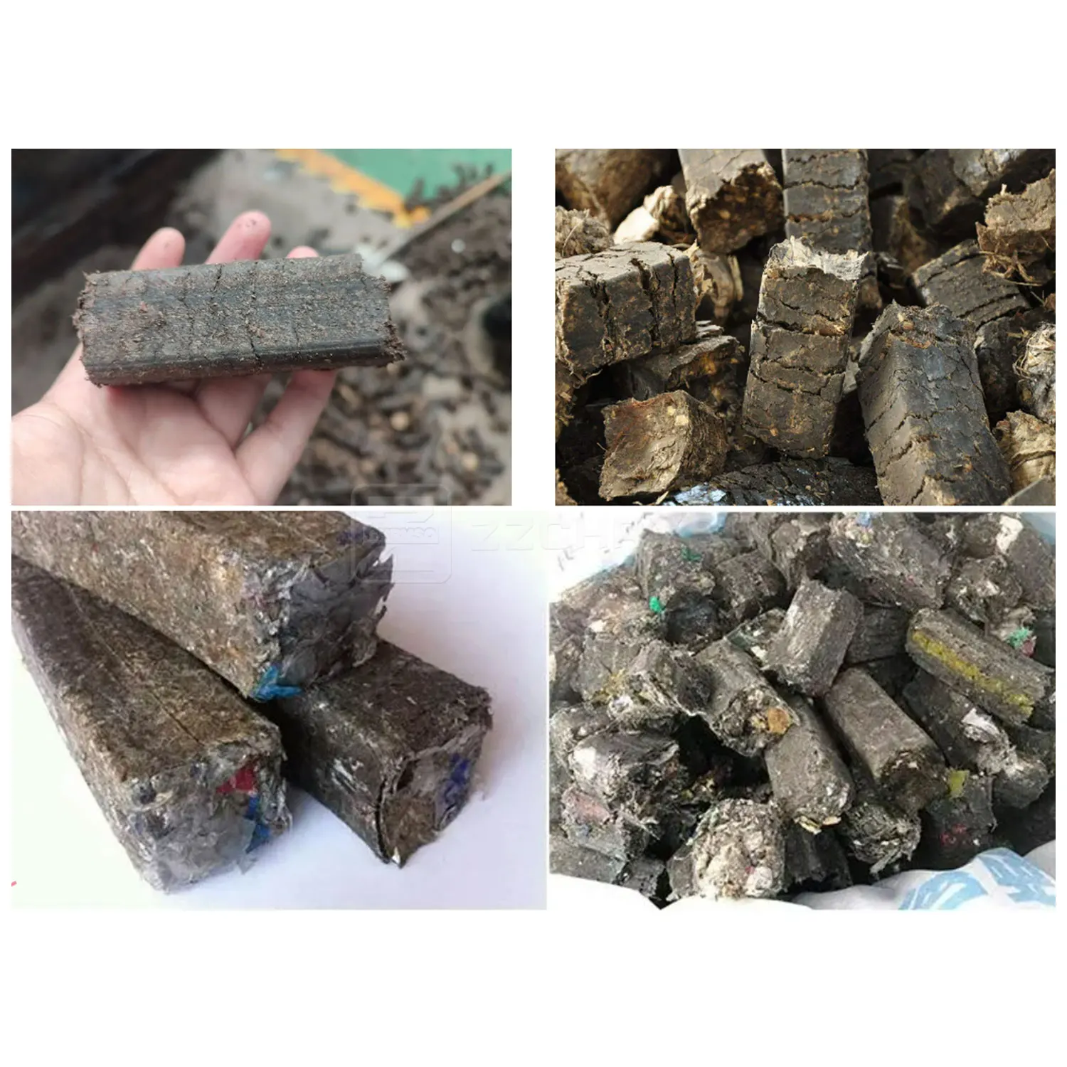 Wheat Corn Rick Straw Press Biomass Pellet Briquette Making Machine Rdf Fuel Producing Solid Waste Garbage Briquetting Machines