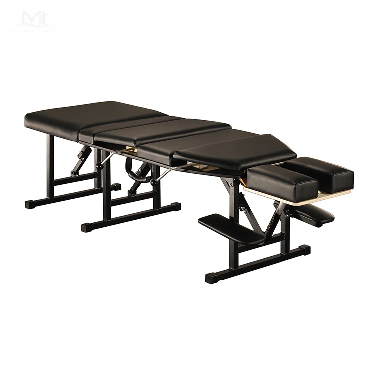 Hemet Arena- 180 Factory Custom Folding Lightweight Chiropractic Table Chiropractic Drop Bed Lumbar Cervical Traction Table