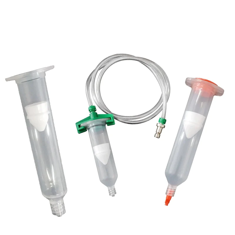 China Supplier 30CC Transparent Glue Dispensing Pneumatic Dispenser Syringe Imitate Musachi Syringe