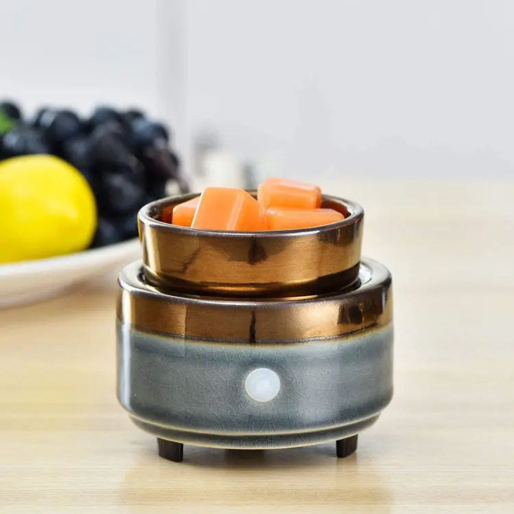Scented Candles Wax Burner, Electric Luxury Wax Melt Burners, Silicon Molds of Resin Wood Hanging Incense Burner