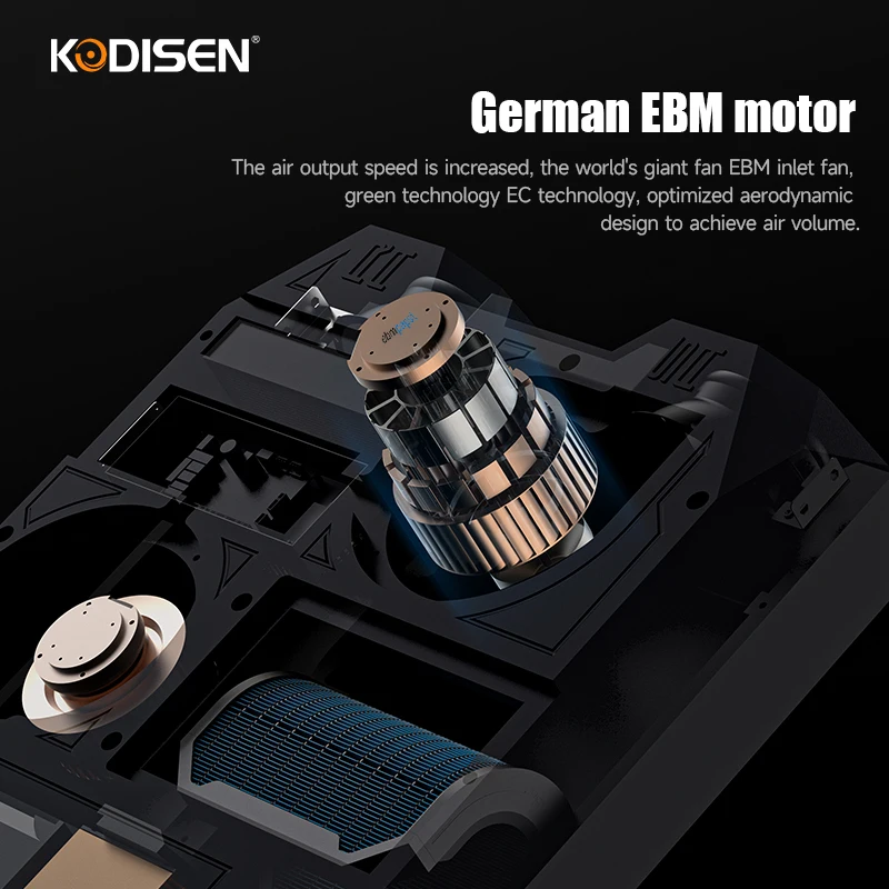 WiFi Control Crossflow Hrv Erv Residential Ventilation air Blower Exhaust Fan