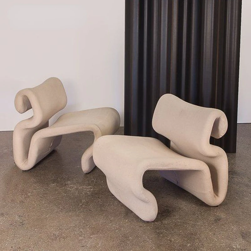 Нордический современный дизайн в форме изогнутого бархатного кресла для отдыха абстрактное ленивое кресло для отдыха для спальни балкона одноместный диван (1600505551760)