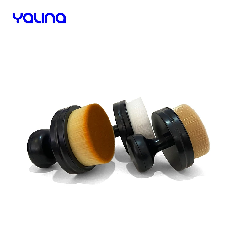 High Quality Foundation Makeup Brushes Blusher Powder Makeup Brushes Professional Leather Dash Trim Tire Shine Applicator Brush