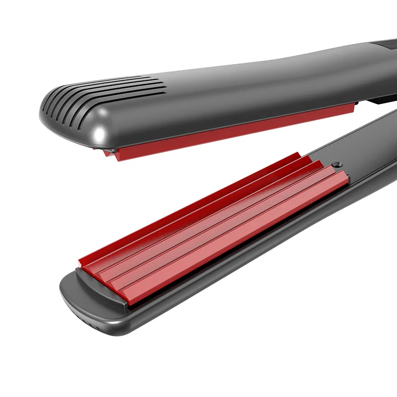 Good Quality Dual Voltage PTC Rapid Heating 2 in 1 Hair Straightener and Curler with Lock LCD Display Hair Iron