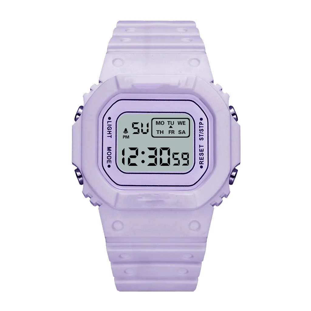 2024 Custom Logo Fashion Digital Watch Led Watches Wrist Student Sports Waterproof Women Children Digital Watch