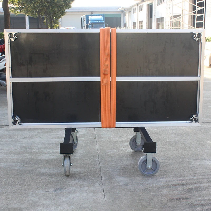 Тележка для опорной пластины аксессуары сцены наружная алюминиевая сценическая система