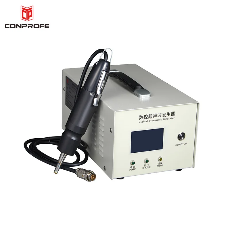 Industrial Mini Hand Held Spot Ultrasonic Welder Non-woven Fabric Welding Set Ultrasonic Plastic Welding Machine