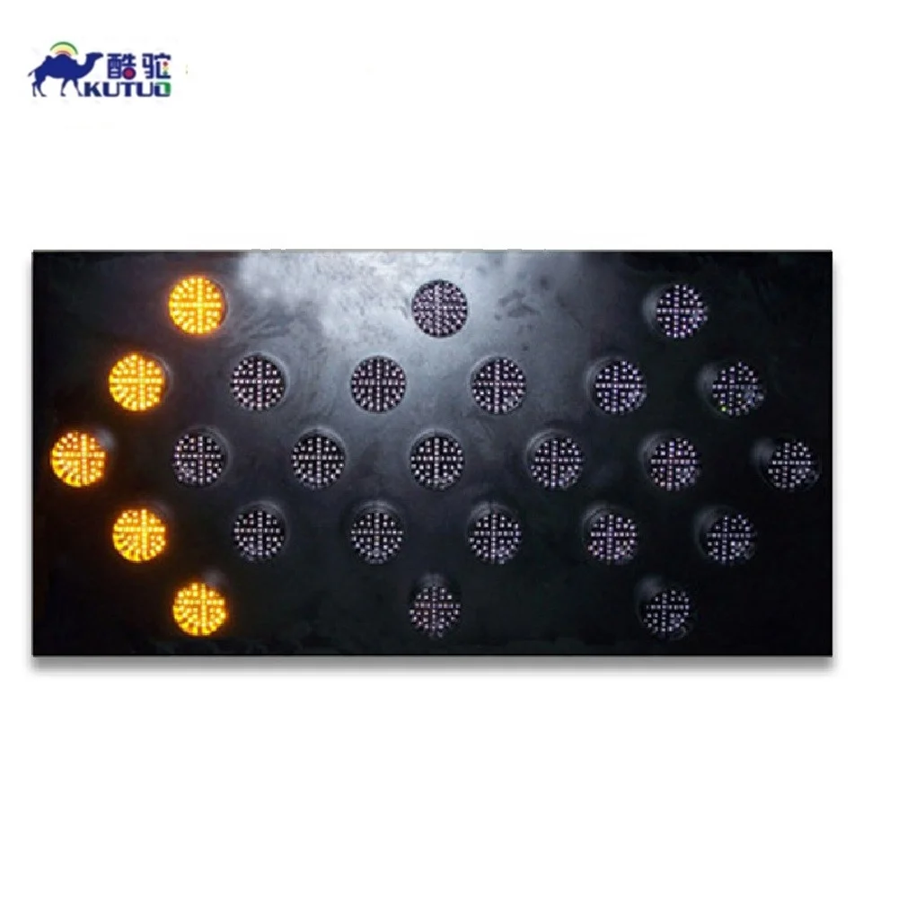 
amber color LED flashing warning light used truck mounted arrow boards sign 