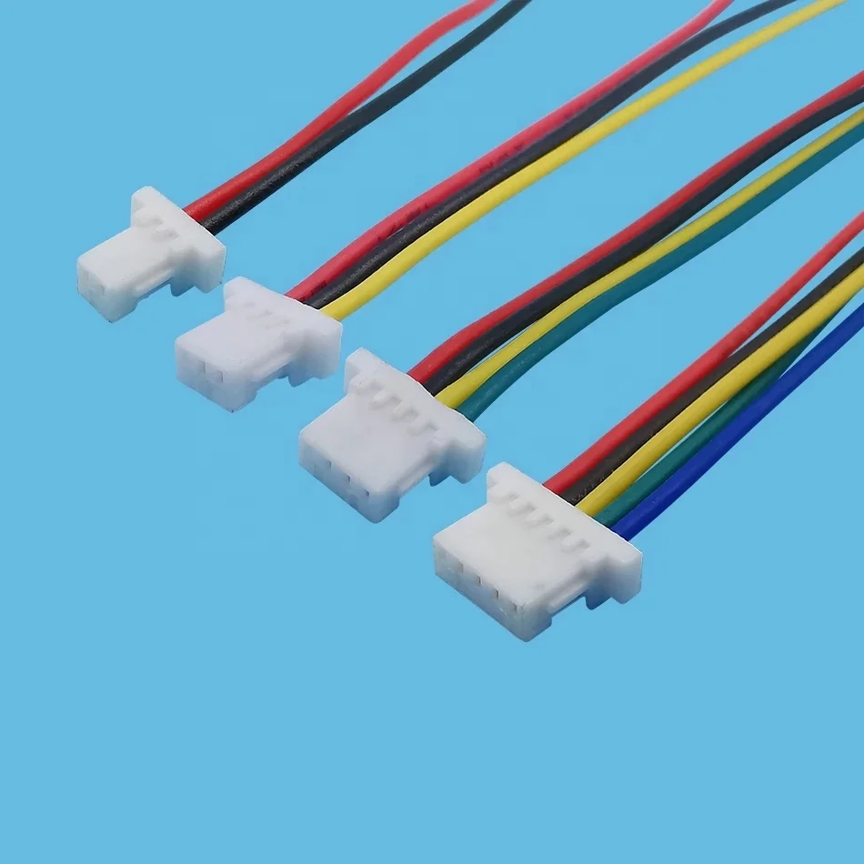 OULAIDA 10Pcs JST SH1.0 1.0mm Female to Female Jack Wire Cable Connector Double Plug JST 1.0mm 2Pin-8 Pin Connector 28AWG 10CM