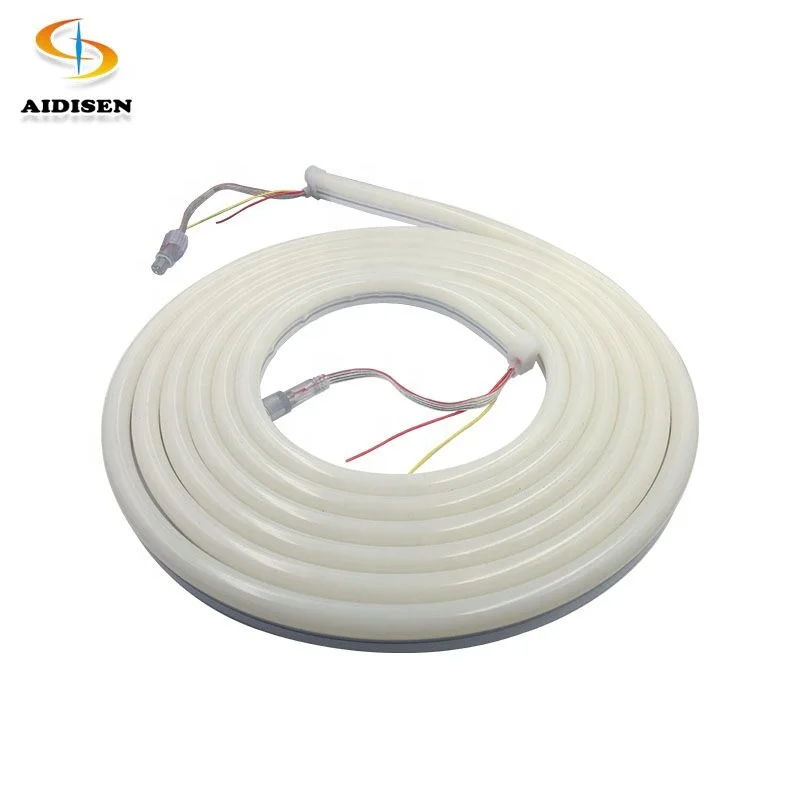 Waterproof outdoor neon tube RGB addressable LED flexible neon tube DC12/24V