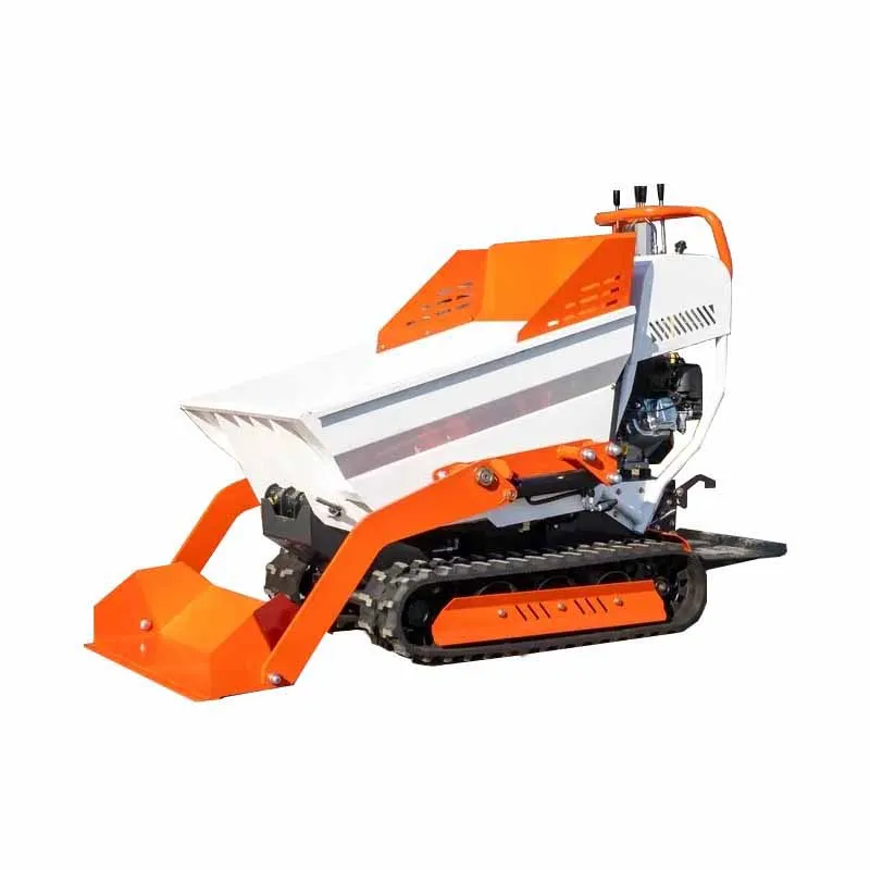 Wheelbarrow Mini Dumper with Briggs stratton Mini Site Dumper Mini transporter Track Carrier with hydraulic tipping