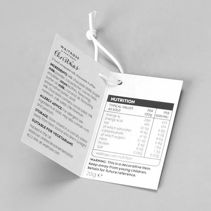 Custom Clothing Brand Hang Tag Labels Leather Luggage Tag for Garments-Personalized Clothing Label