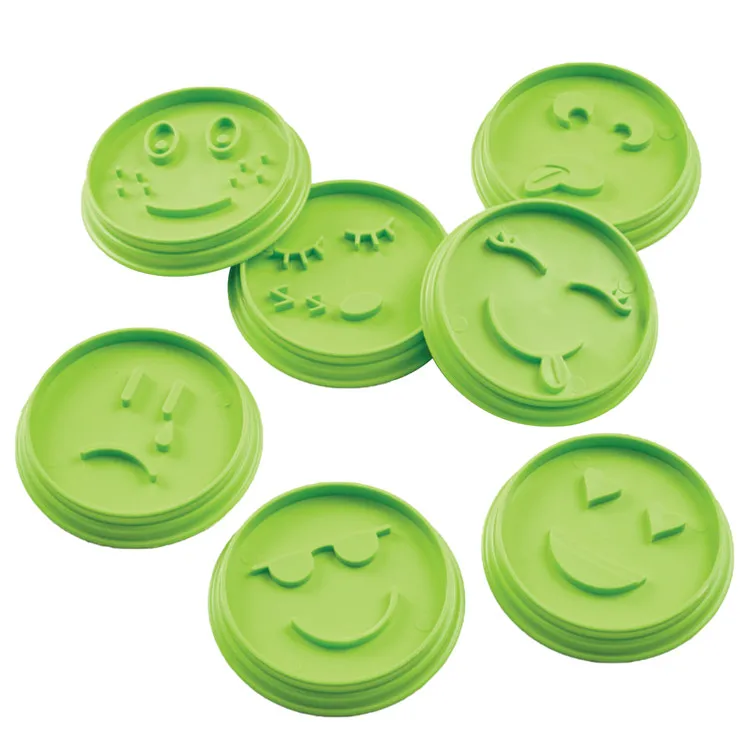 Biscuit Moulds 7Pcs /set DIY Smiling Face Fondant Cookie Cutter Set Cake Decorating Tools Embossing Moulds Smiley Biscuit Mold