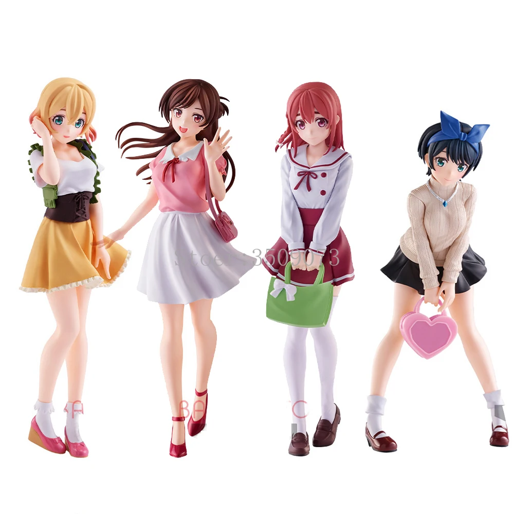 16cm Rent A Girlfriend Ruka Sarashina Anime Figure Chizuru Mizuhara/Sakurasawa Sumi  Action Figure Collection Model Doll Toys