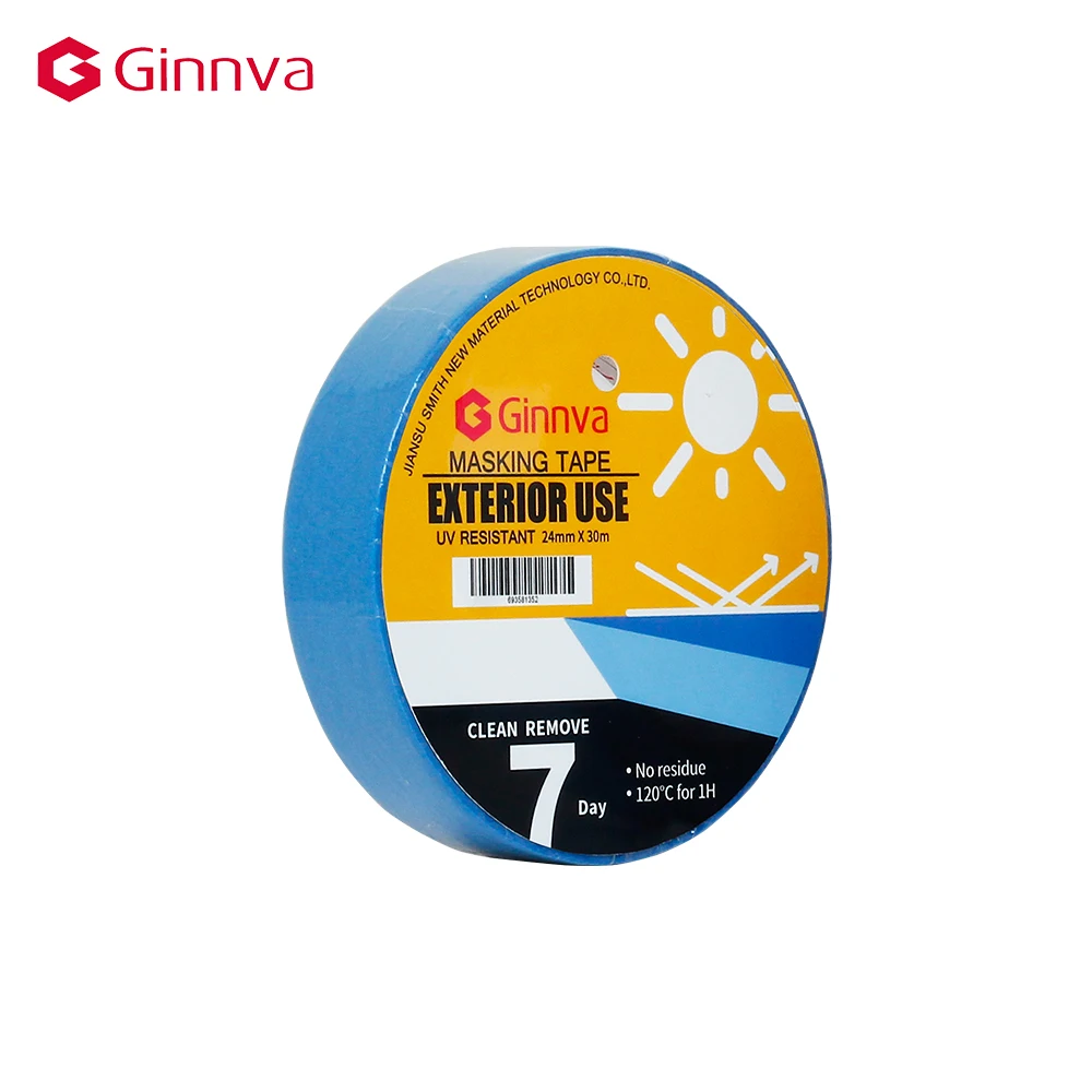 High temperature resistance and UV resistance masking tape for painting