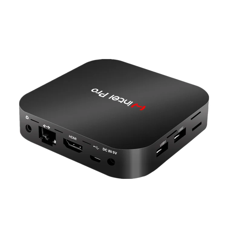 Фабрика Wintel pro W8 мини-ПК с Windows 10 TV BOX мини-компьютер T8U 2 ГБ/32 ГБ 4 ГБ/64 Гб четырехъядерный процессор Intel Atom x5-Z8350