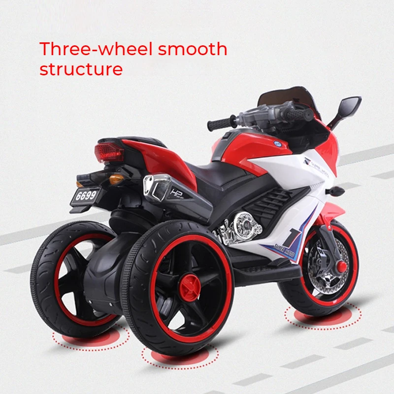 New Style Ride-On Car 3 Wheels With Remote Control Electric Motorcycle For Kids