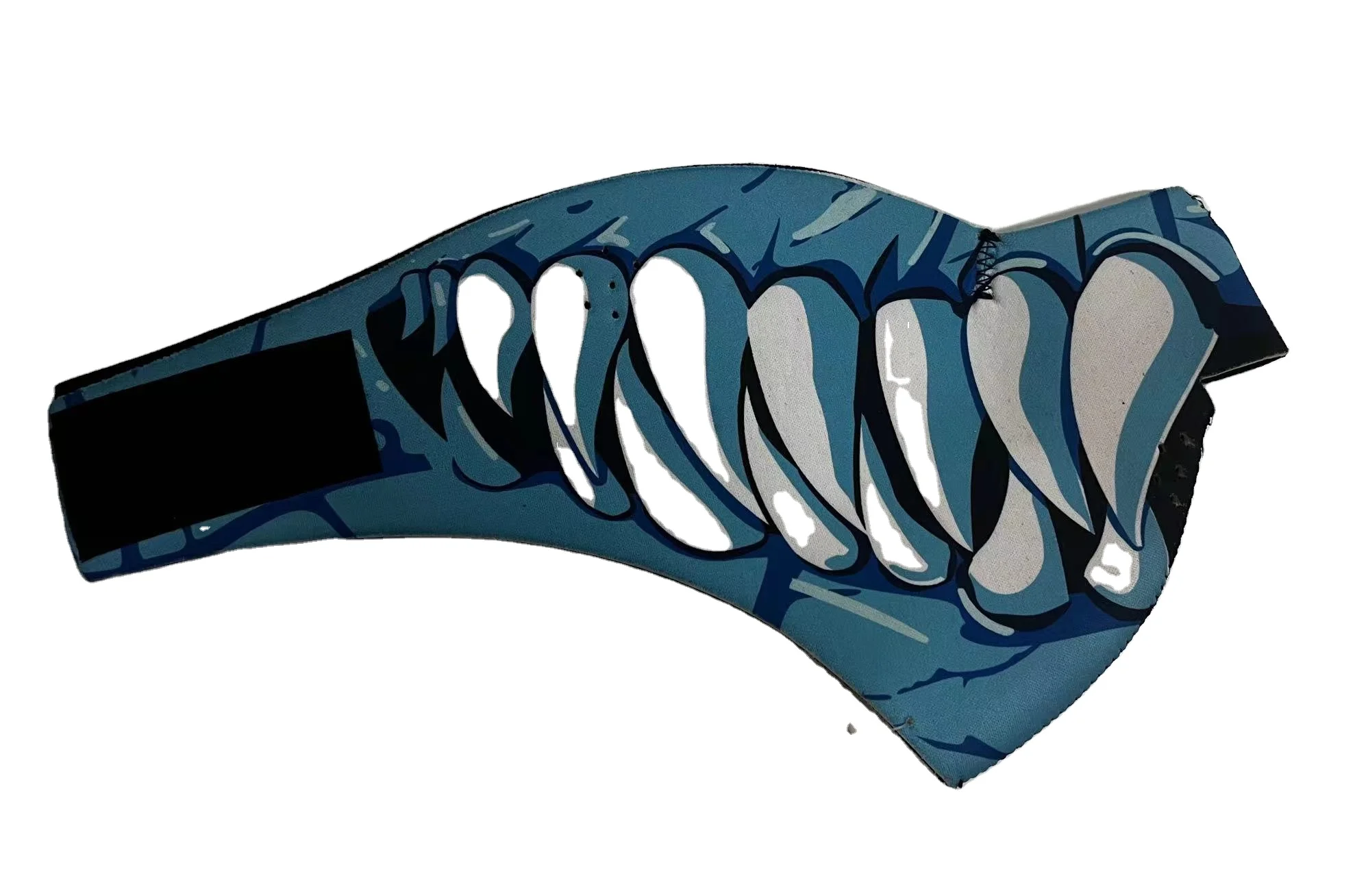 New Fashionable Factory Customized Patterns And Logo Neoprene Waterproof Cycling Ski  Bike Half Face Mask Bicycle Mouth Cover