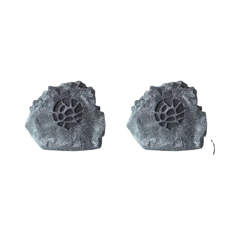 Outdoor 2*30W Waterproof BT Rock Loudspeaker Stereo Wireless Stone Bluetooth Audio Garden Speaker one Pair for Smart Home Audio