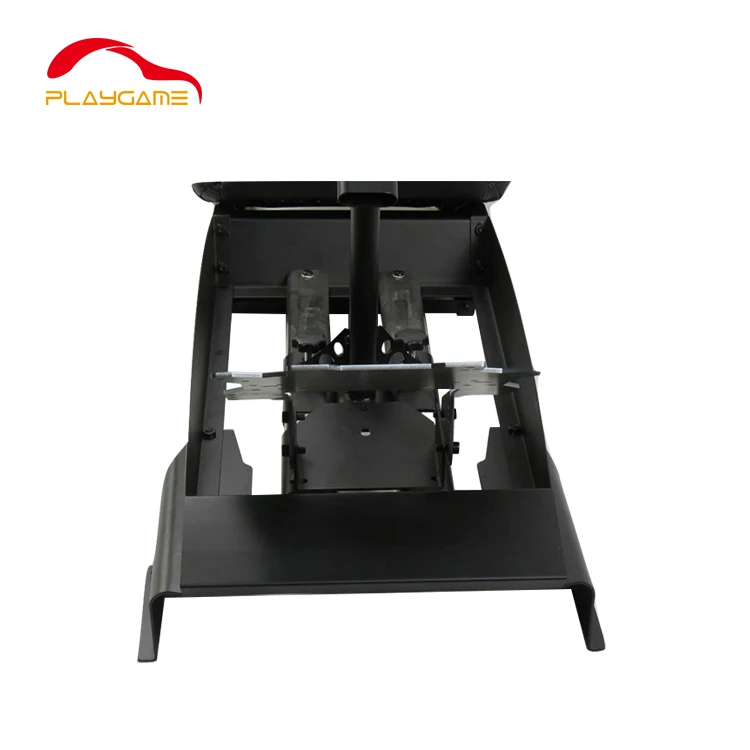 Racing Simulator Cockpit for Thrustmaster Fanatec Carbon Steel Gaming Wheel Stand Fame Gear Shifter Mount Wheel Shifter Seat