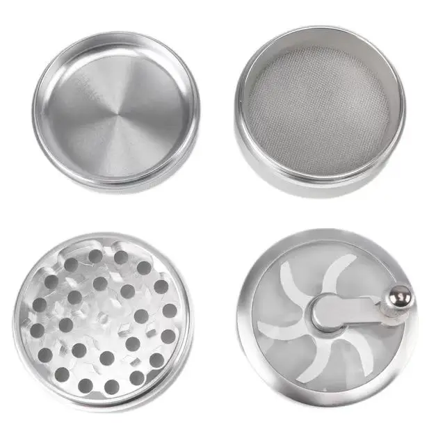 New arrivals custom auto grinders crusher herb tobacco metal herb grinders smoking accessories