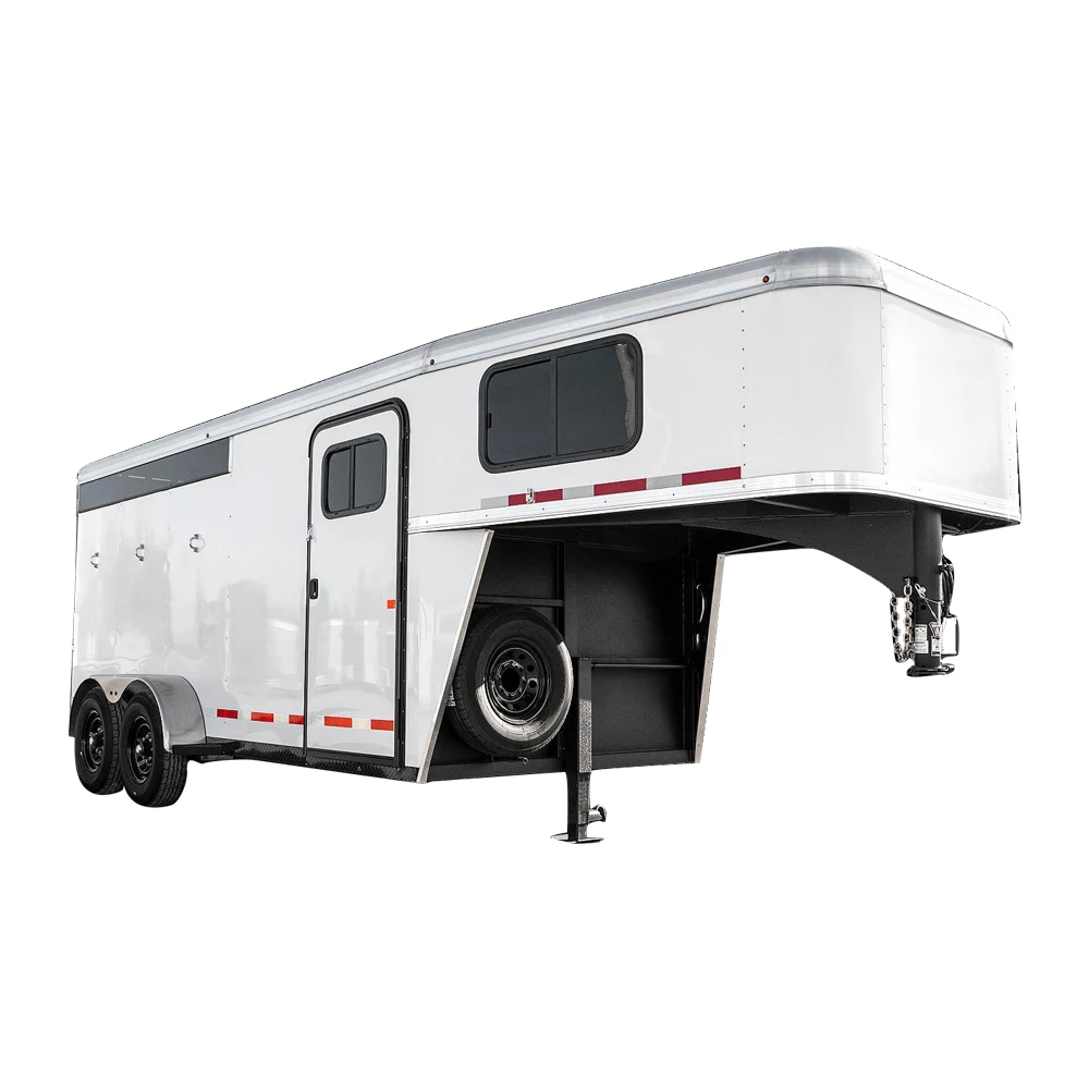 Durable and high quality horse trailer food trailer gooseneck horse trailer