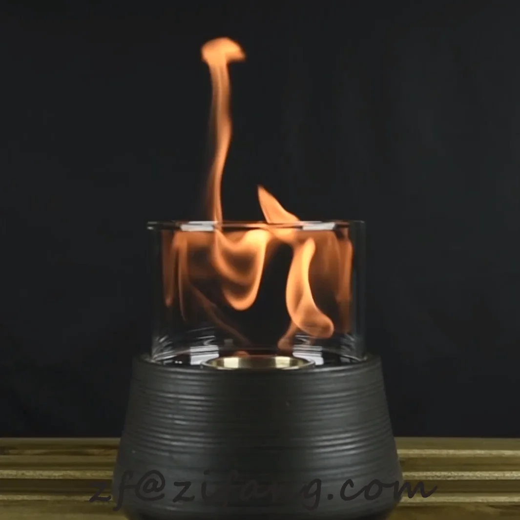 High Quality Portable Indoor Mini Fire Pit Customizable Stainless Eco-friendly Tabletop Fireplace