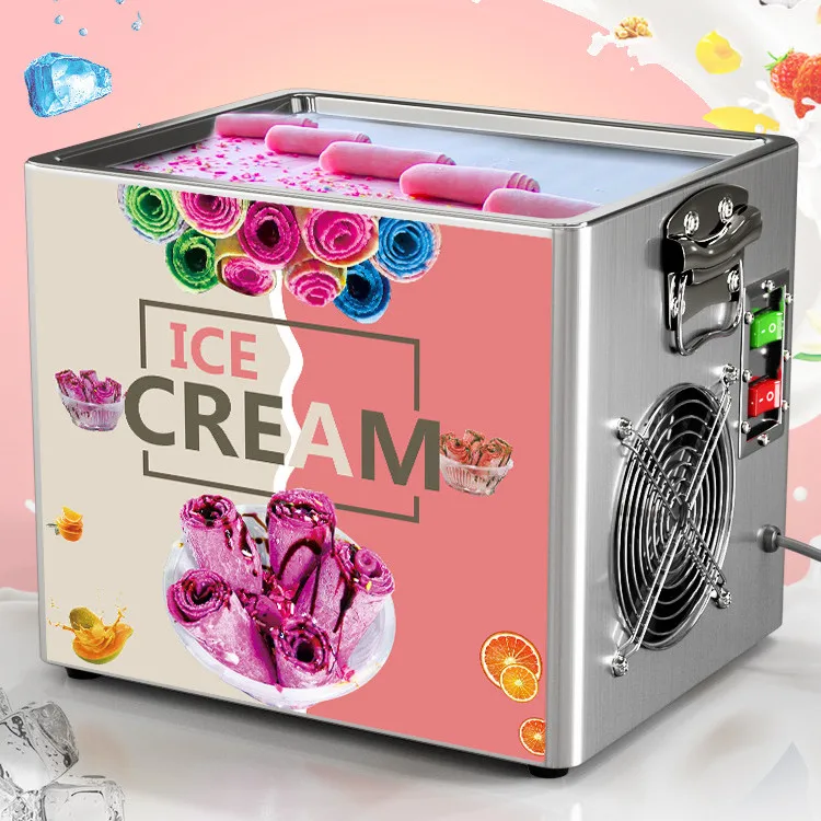 making machine ice cream roll