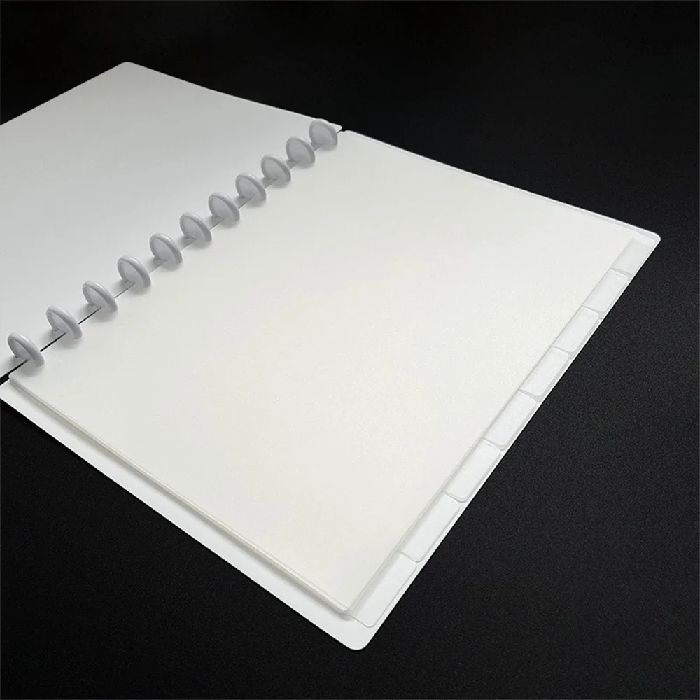 High-quality wholesale custom logo binder separator with 8 labels plastic index label separator file.