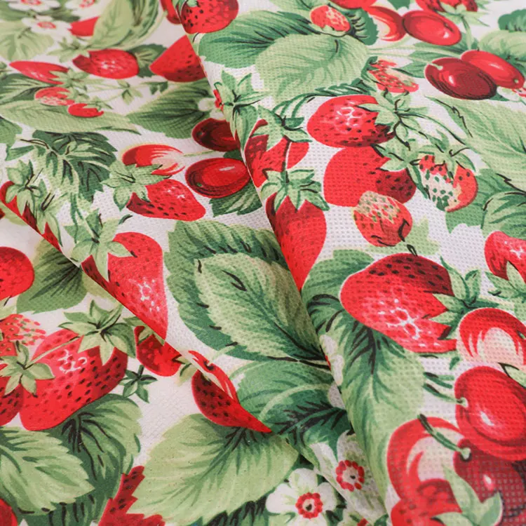 Printing Flower 100% Polyester Pet Spunbond Nonwovens Fabric Manufacturer