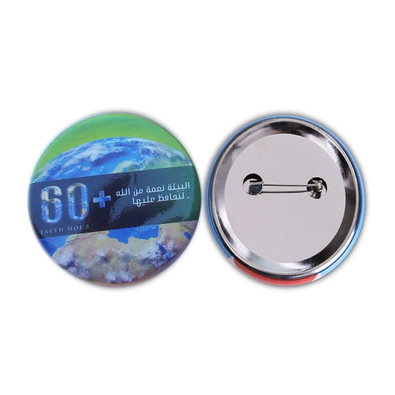 
new products 32mm 44mm round pin button badge parts component making materials 