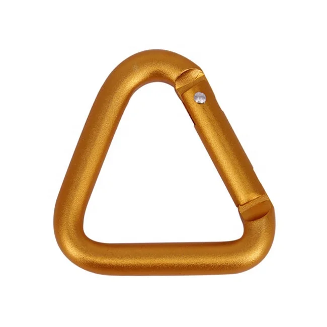 High Quality Colorful Triangle Aluminum Alloy Carabiner