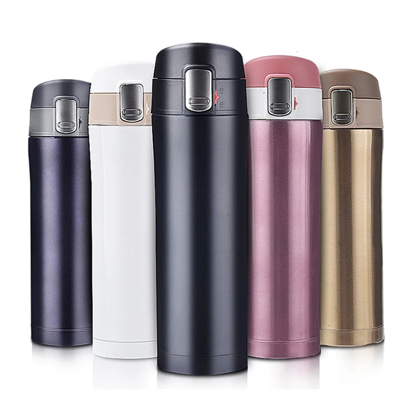 BPA free good quality Double walled Insulated stainless steel water bottle thermos flask bottle with Bounce cover
