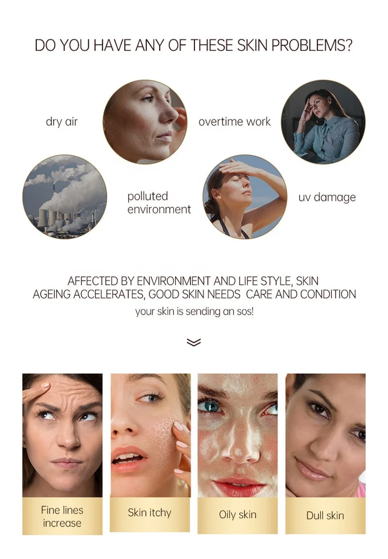 Hot Sales  Private Label Natural Organic Facial Skin Care Anti Aging Anti Wrinkle Retinol Face Serum