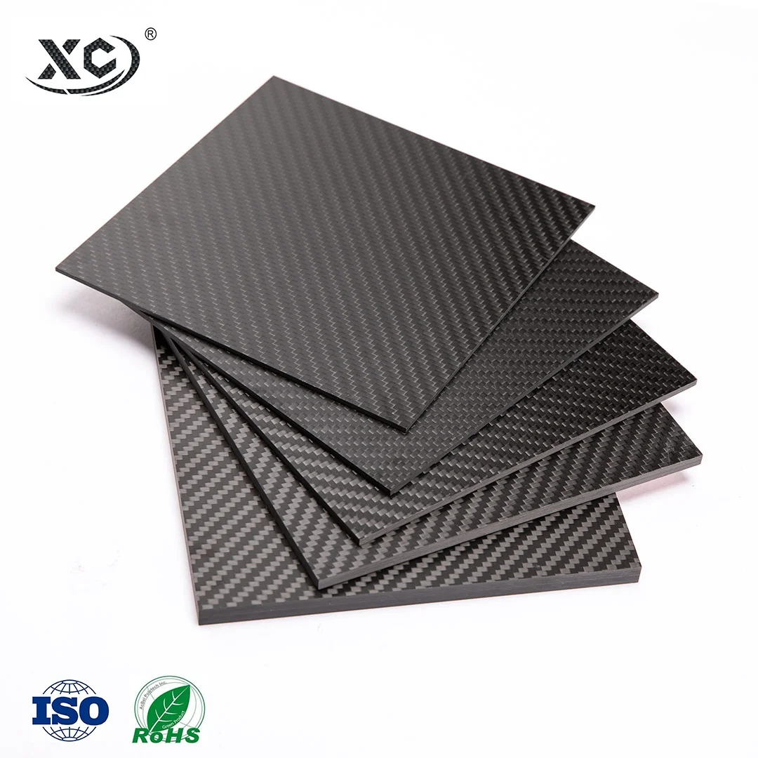 China factory Carbon Fiber laminated board 5mm matte