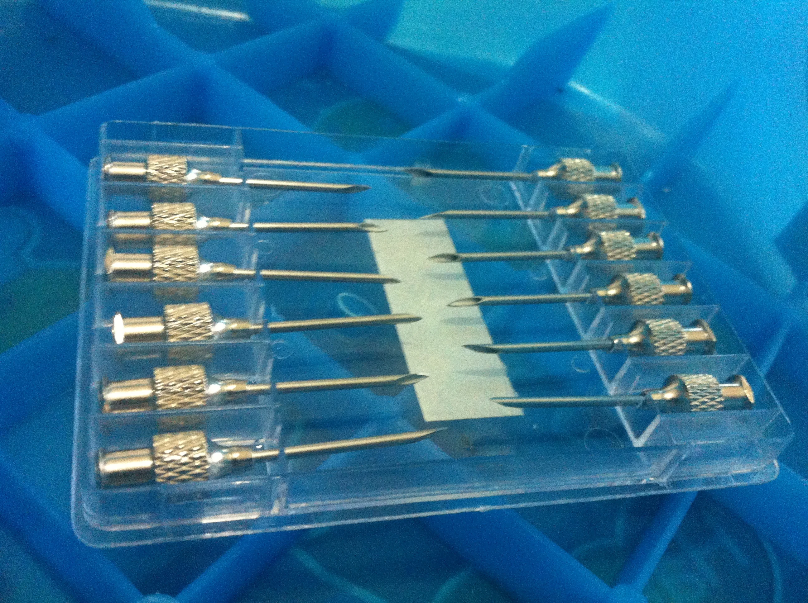 ROUND KNURLED HUB VETERINARY NEEDLE STAINLESS STEEL SYRINGE NEEDLE FOR VETERINARY USE