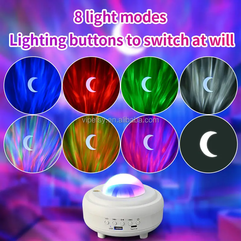 LED star projector light bulb speaker party night smart light starry sky night scene sound system