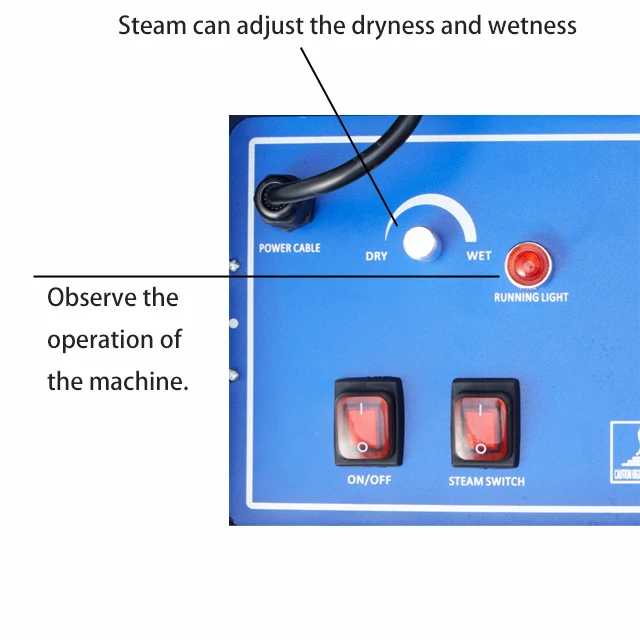 Multi-purpose 4bar high temperature Pressurized wet steam portable steam cleaner for kitchen AC