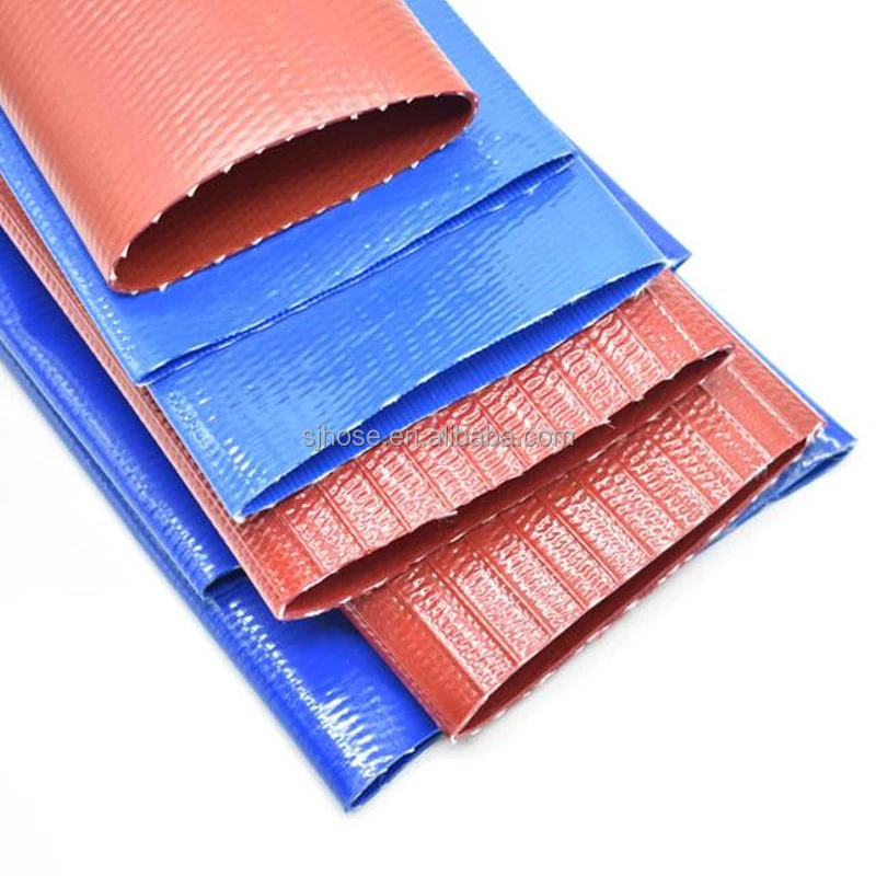 OEM Heavy Duty Water hose PVC Lay Flat Hose Brown Discharge Water Pump Hose