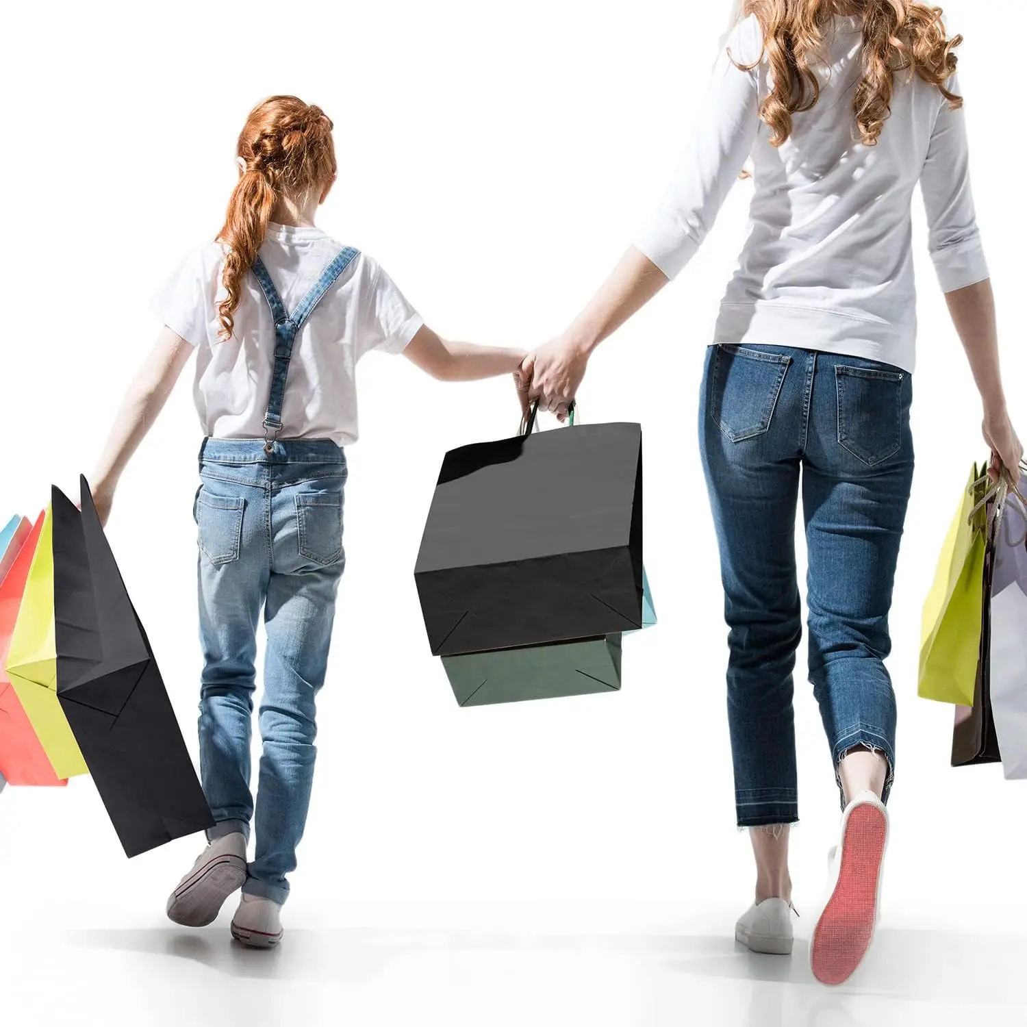 Luxury Custom  Gift Kraft Paper Tote Shopping Bags Custom Printed Uv Clothes Paper Bag With Your Own Logo