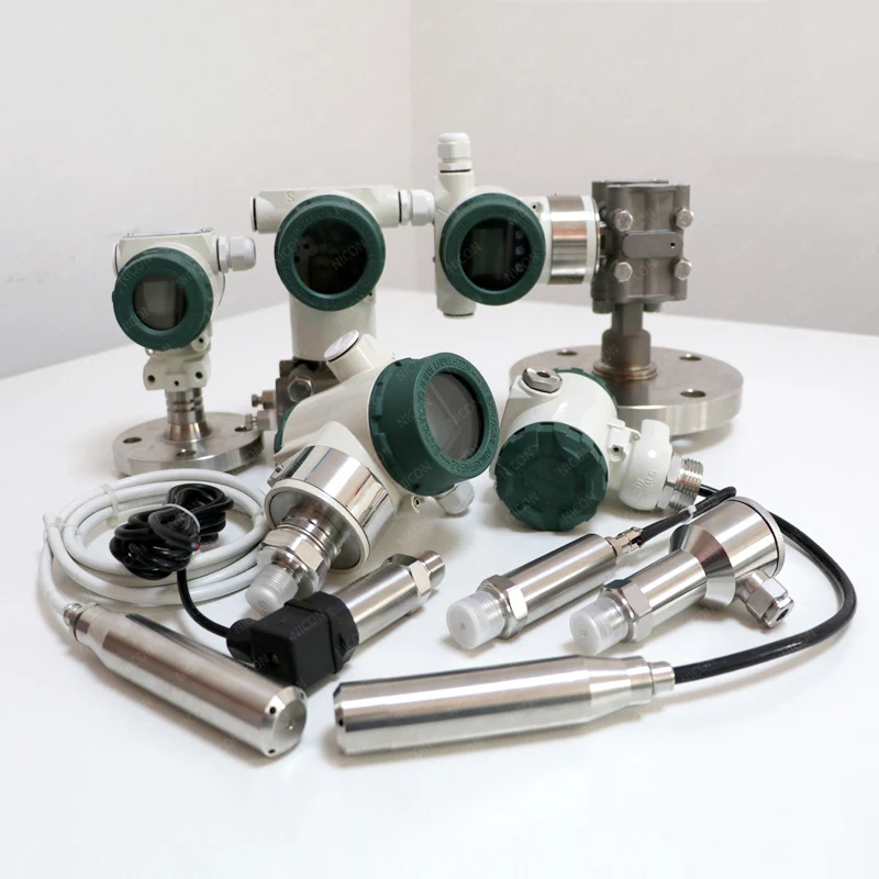 NICON 4-20mA HART Protocol Smart Monocrystalline Silicon 3051 Differential Pressure Transmitter For Air