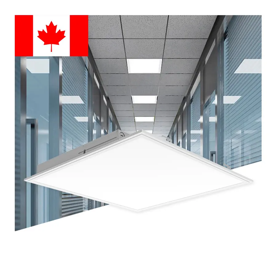 100-347V 2x2 Anti-Glaring Commercial LED Panel Light Square 300x300 with Eye Protection & Reduced Eye Fatigue Features