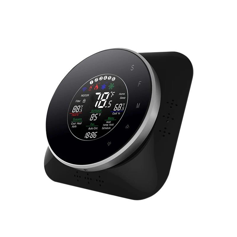 Smart Tuya Wifi беспроводной цифровой программируемый Кондиционер тепловой насос 24 В комнатный термостат