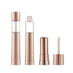 Custom box lip gloss vendor customise , sparkle lip gloss gold tube , low moq lip gloss container design