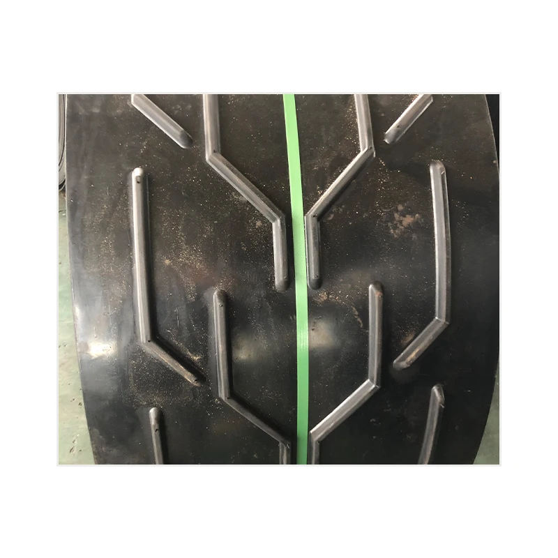 Chevron Rubber Conveyor Belts For Stone Crusher