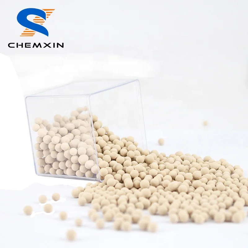 high quality sphere 4*8 mesh zeolite 5a molecular sieve desiccant beads for CH4 removal