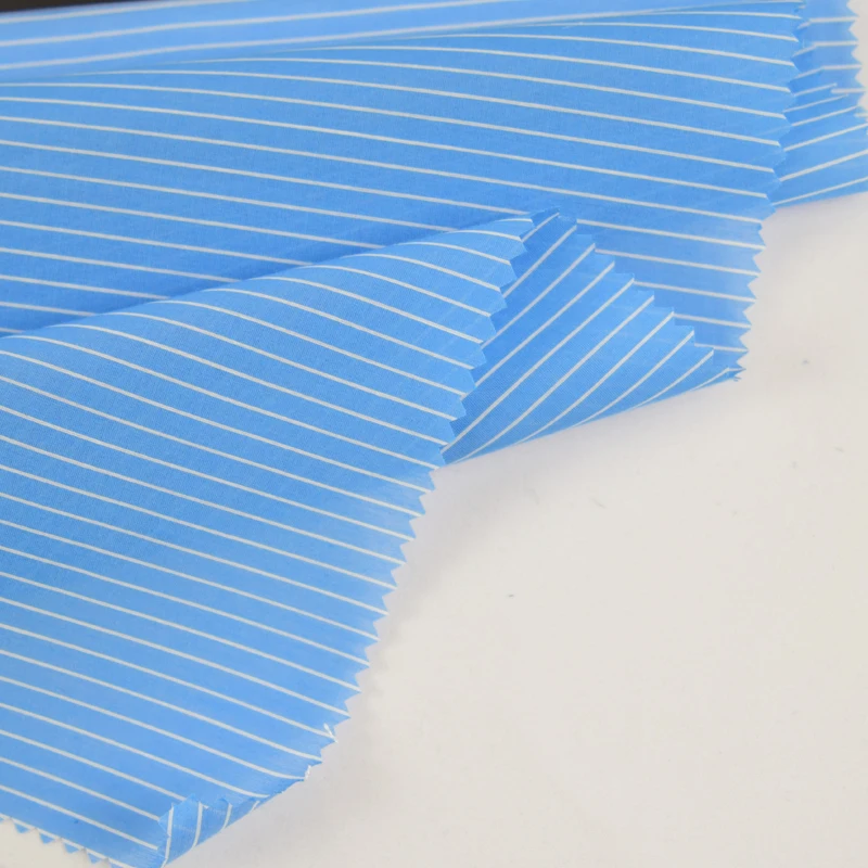  27% SILK 73% COTTON YARN - DYED WOVEN FABRIC 54GSM FOR WOMEN DRESS AND WEDDING