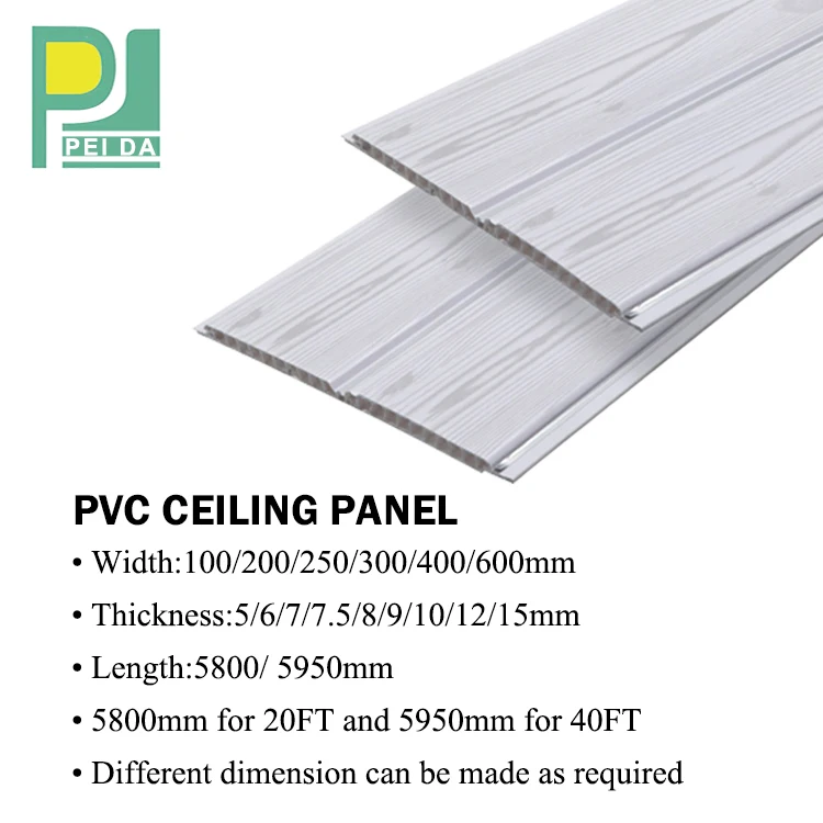 Cheap Price Laminated Plastic Wall Panel Pvc Ceiling For Eaves
